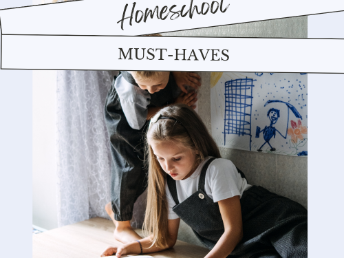 Homeschool Must Haves Blog